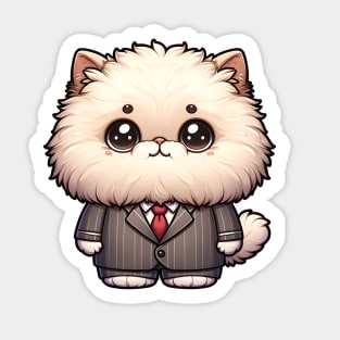 Mr. Fluffins Goes To Washington Sticker